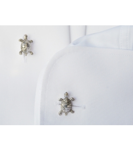 Silver Cufflinks TORTOISE 