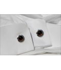 Cufflinks MOLIKA - Smokey Quartz