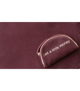 half-moon shaped purse 