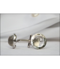 Boutons de manchette MOLIKA quartz transparent
