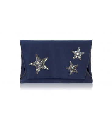 Pochette en satin MIDNIGHT