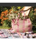 PANIER PIC NIC CHECKS ROSE 