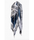 Grand carré marine & gris DUET